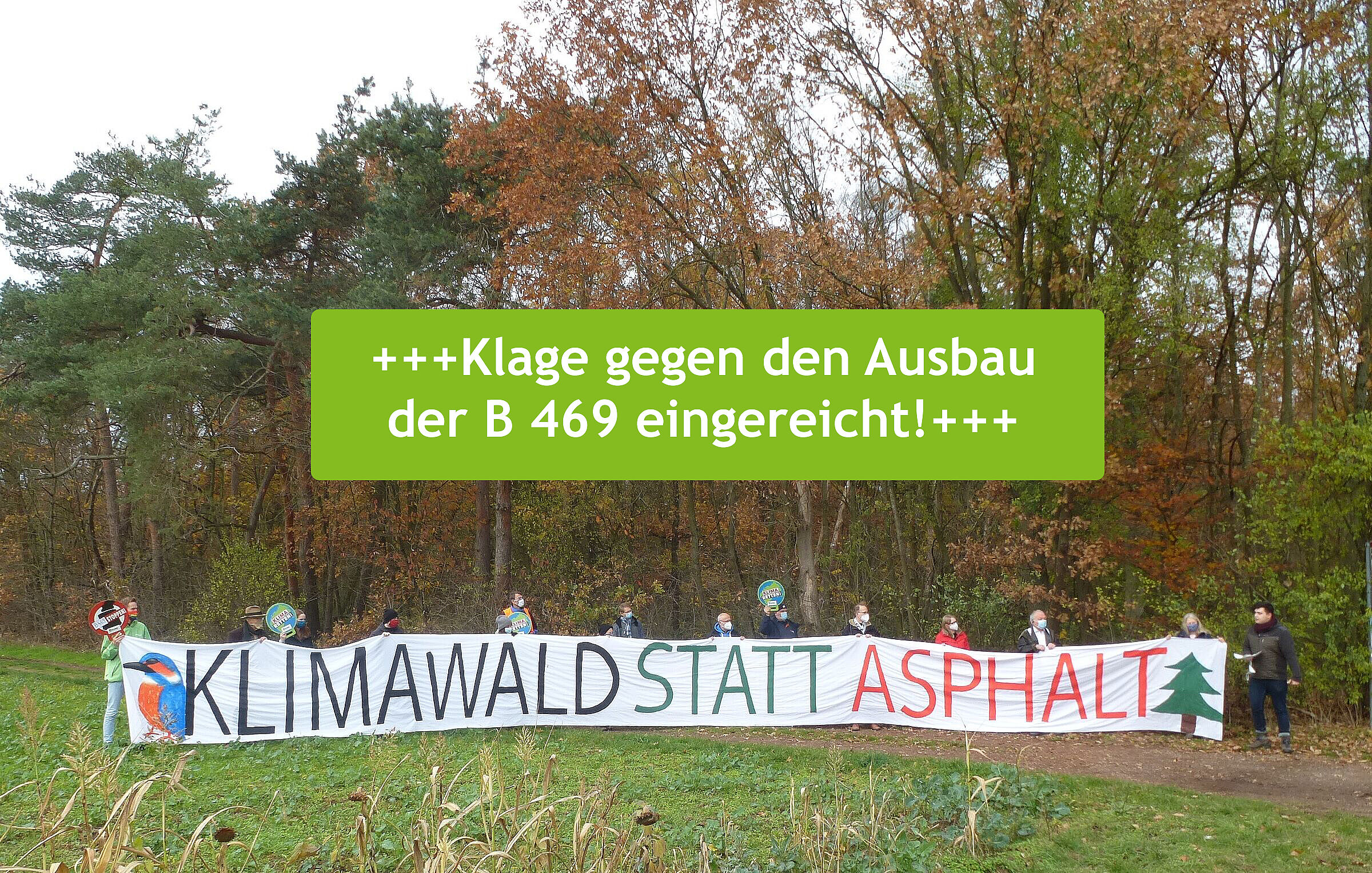 Klimawald statt Asphalt